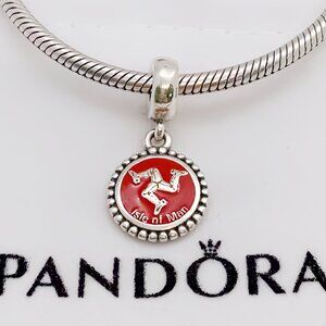 Pandora Isle of Man Flag Pendant Charm